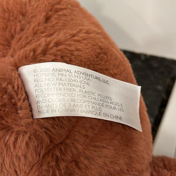 Animal Adventure Red Sitting Fox Fury Tail Feathers Brown 14” Dog Stuffe… - Picture 5 of 5